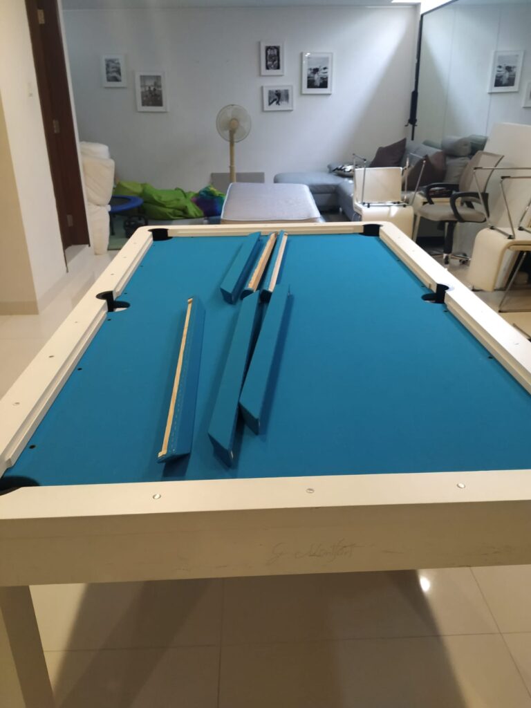 Dismantle Pool Table
